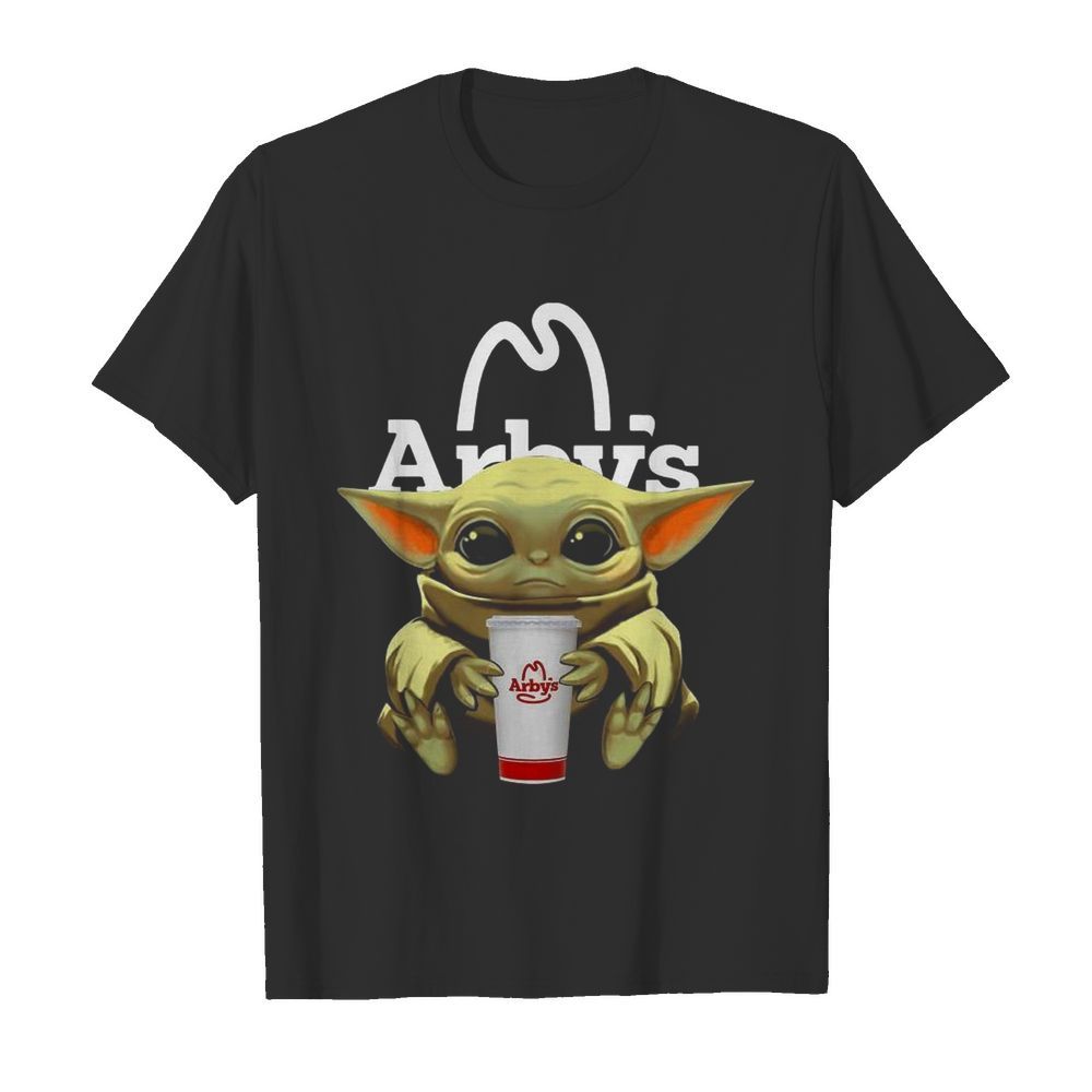 Quality Baby Yoda Hug Arbys shirt