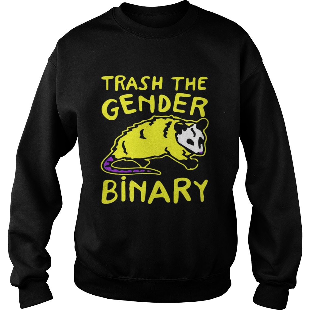 Raccoon Trash the gender Binary  Sweatshirt