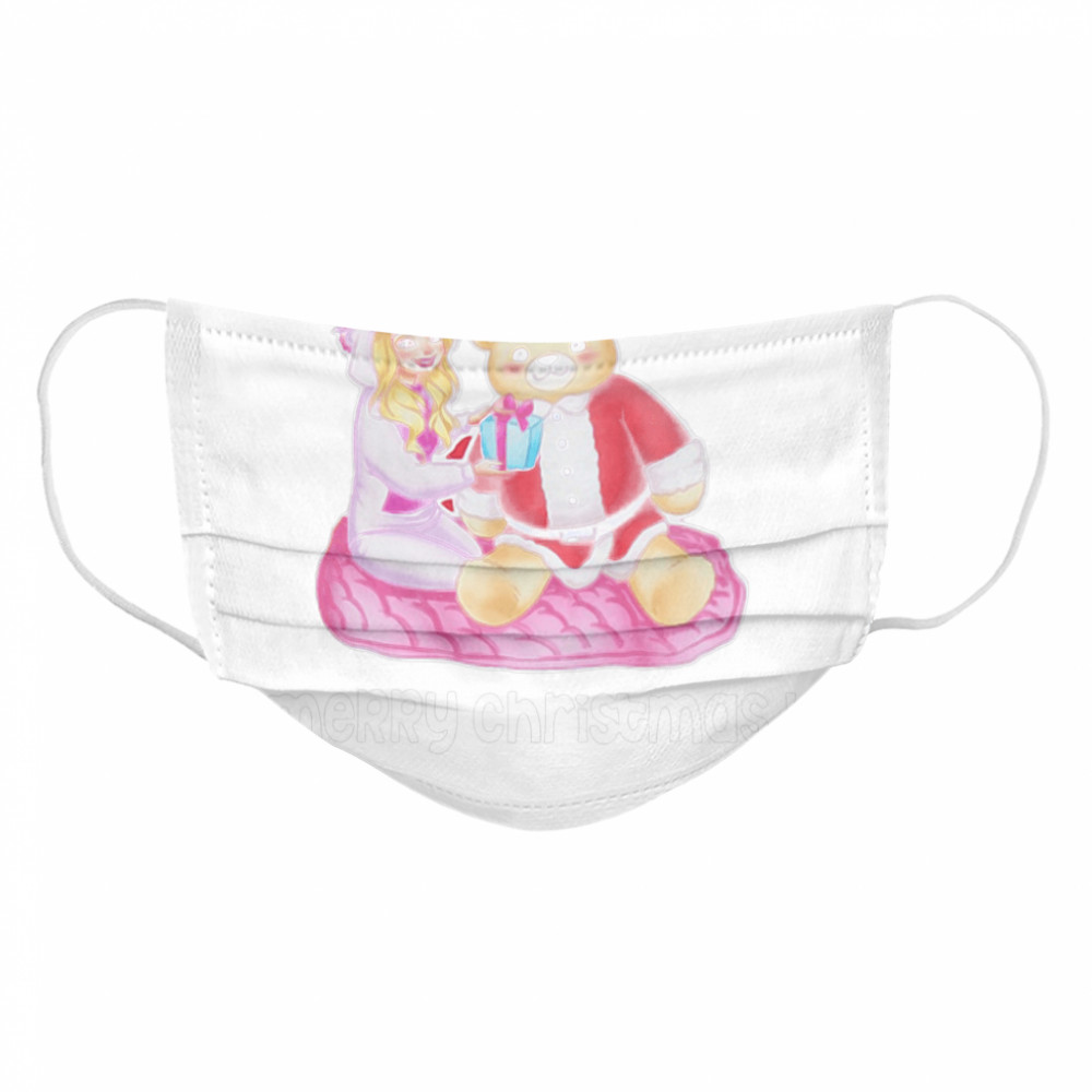 Rebekah Wing Merry Christmas  Cloth Face Mask