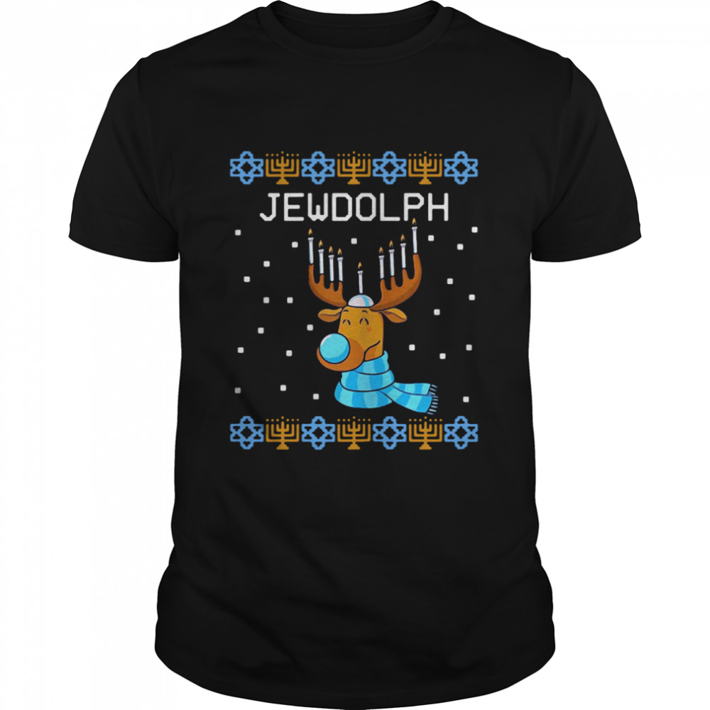 Reindeer Jewdolph Ugly Christmas shirt