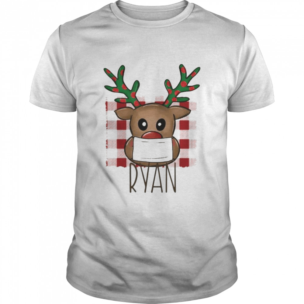 Reindeer ryan merry christmas shirt