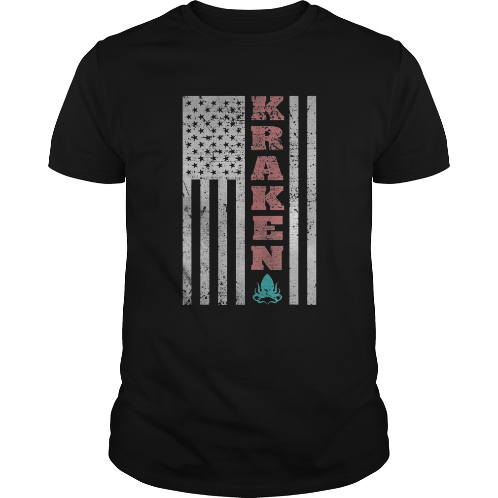 Release The Kraken USA Flag shirt