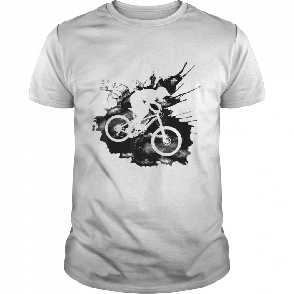 Riding Downhill Over Splash for Cyclists shirt