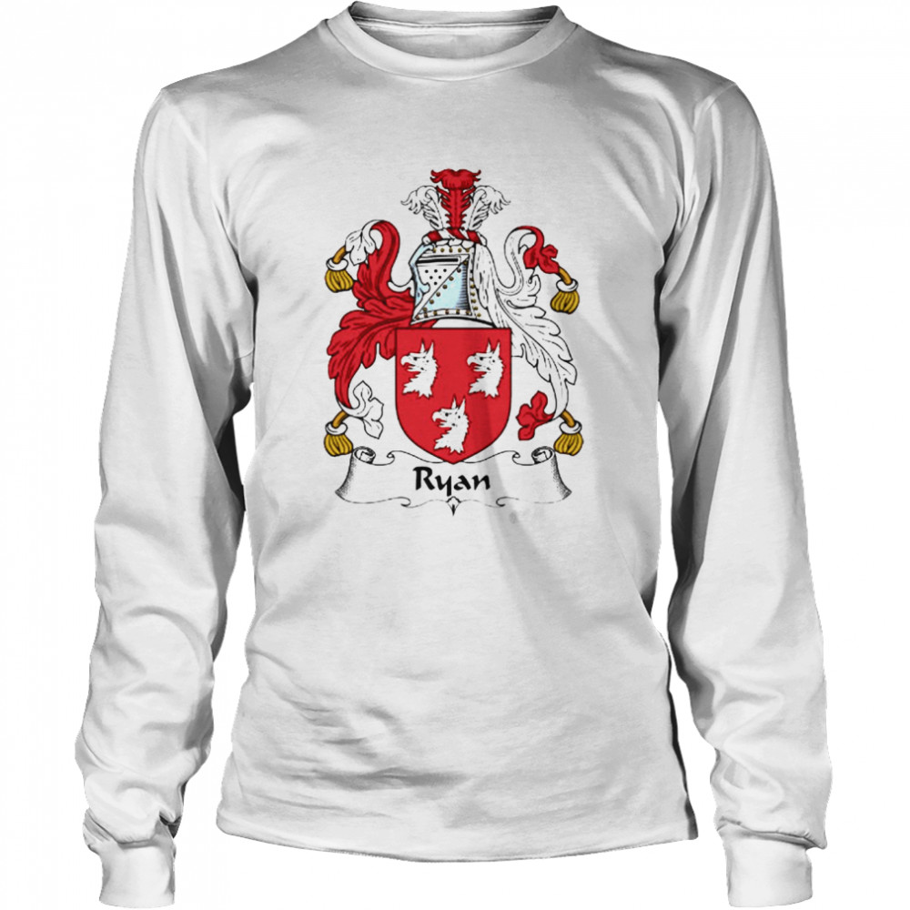 Ryan Coat Of Arms Family Crest  Long Sleeved T-shirt