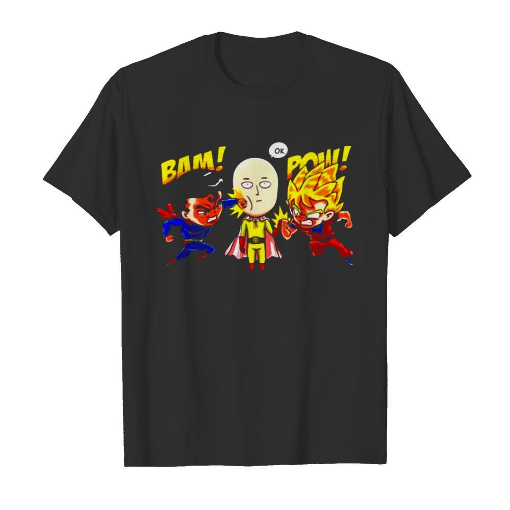 Saitama Vs Superman And Goku  Classic Men's T-shirt