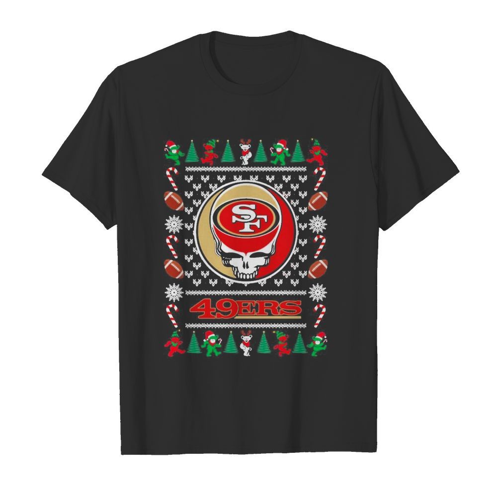 San Francisco 49ers Grateful Dead Ugly Christmas shirt