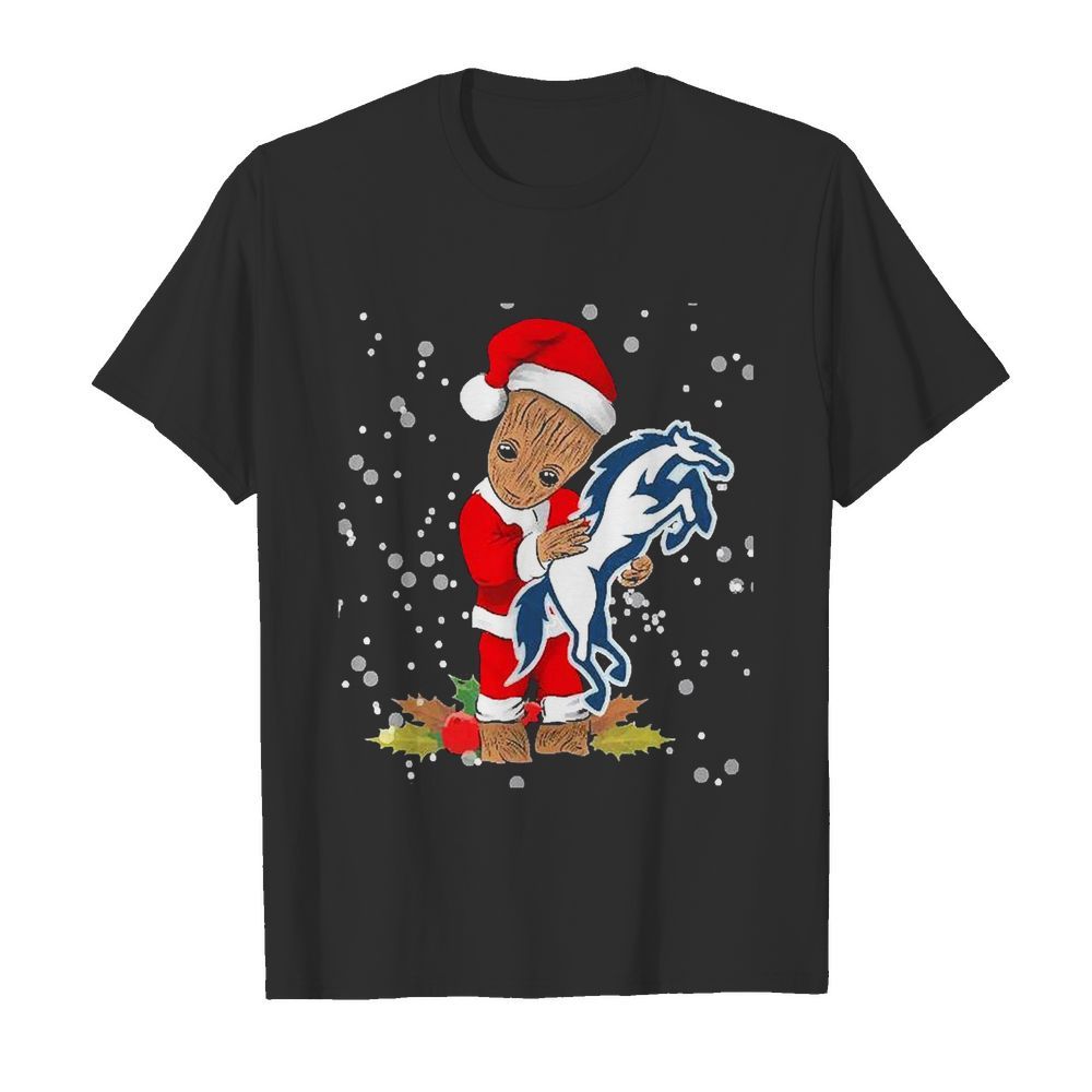 Santa Baby Groot Hug Indianapolis Colts Christmas shirt