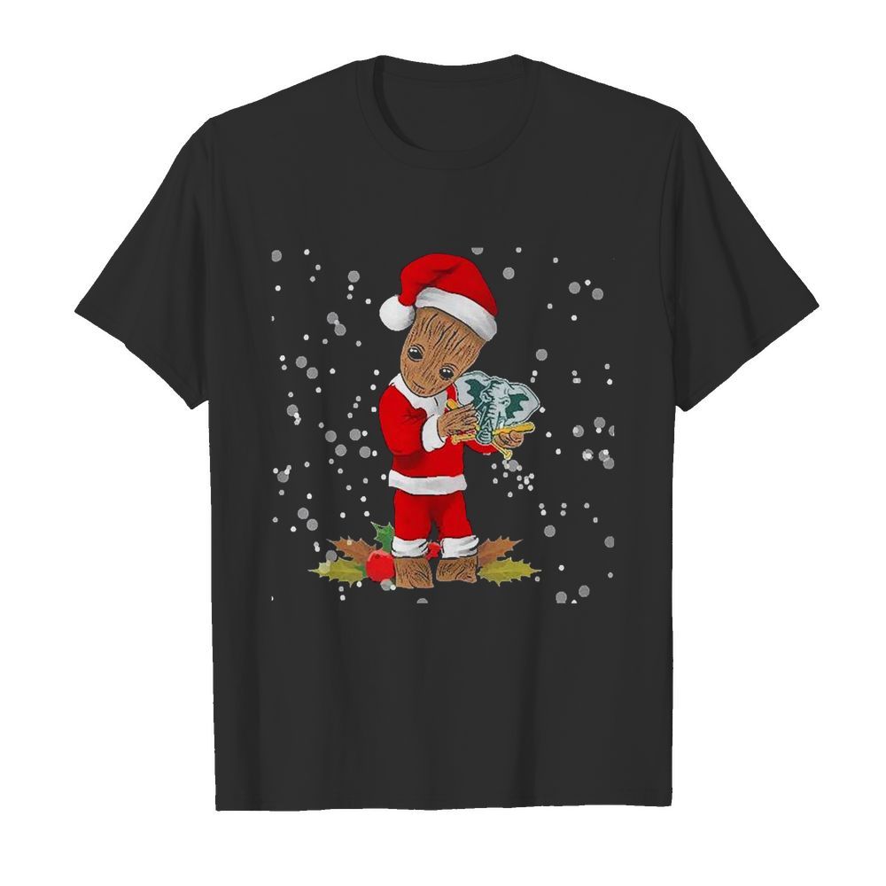 Santa Baby Groot Hug Oakland Athletics Christmas shirt