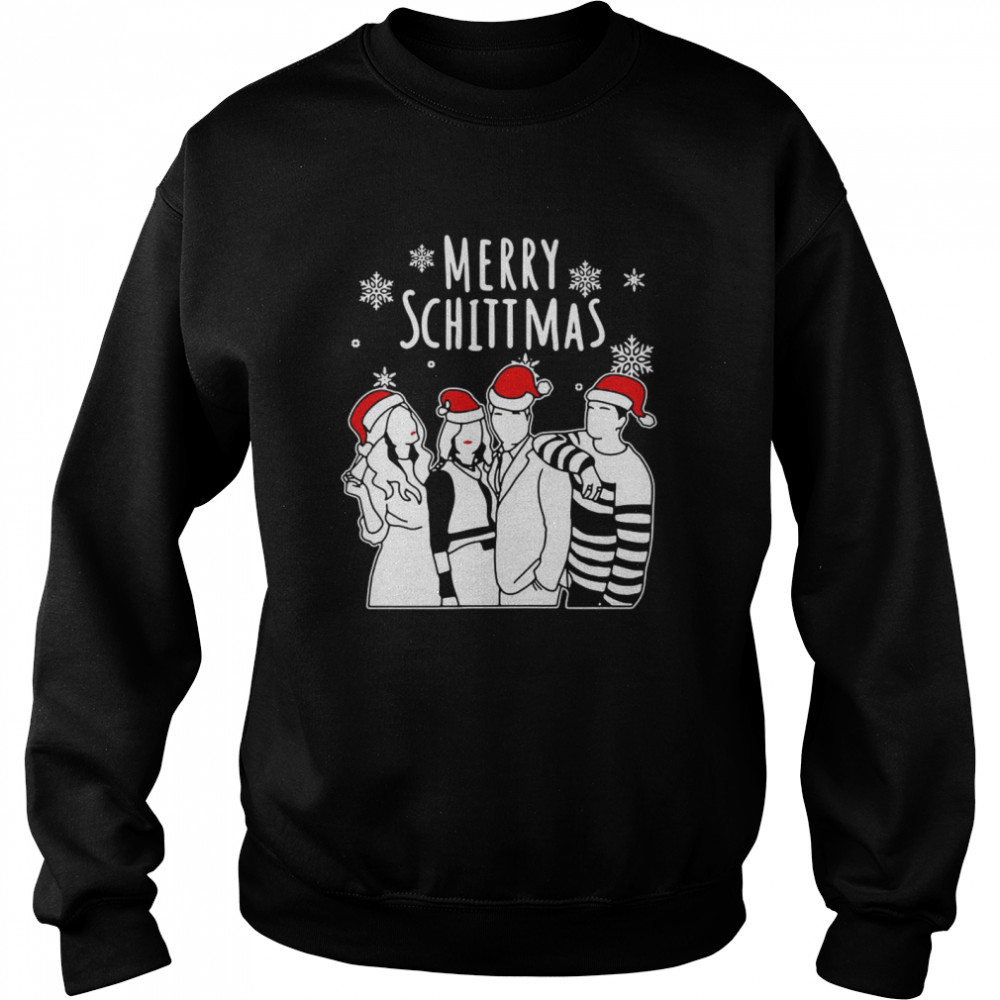 Santa Schitts Creek Merry Schittmas Christmas  Unisex Sweatshirt