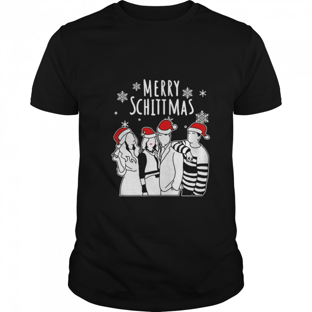 Santa Schitts Creek Merry Schittmas Christmas  Classic Men's T-shirt