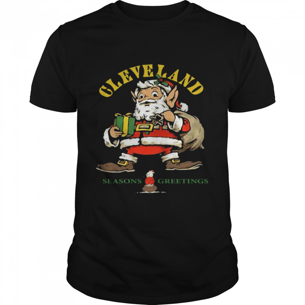 Santa Team Cleveland Crew shirt