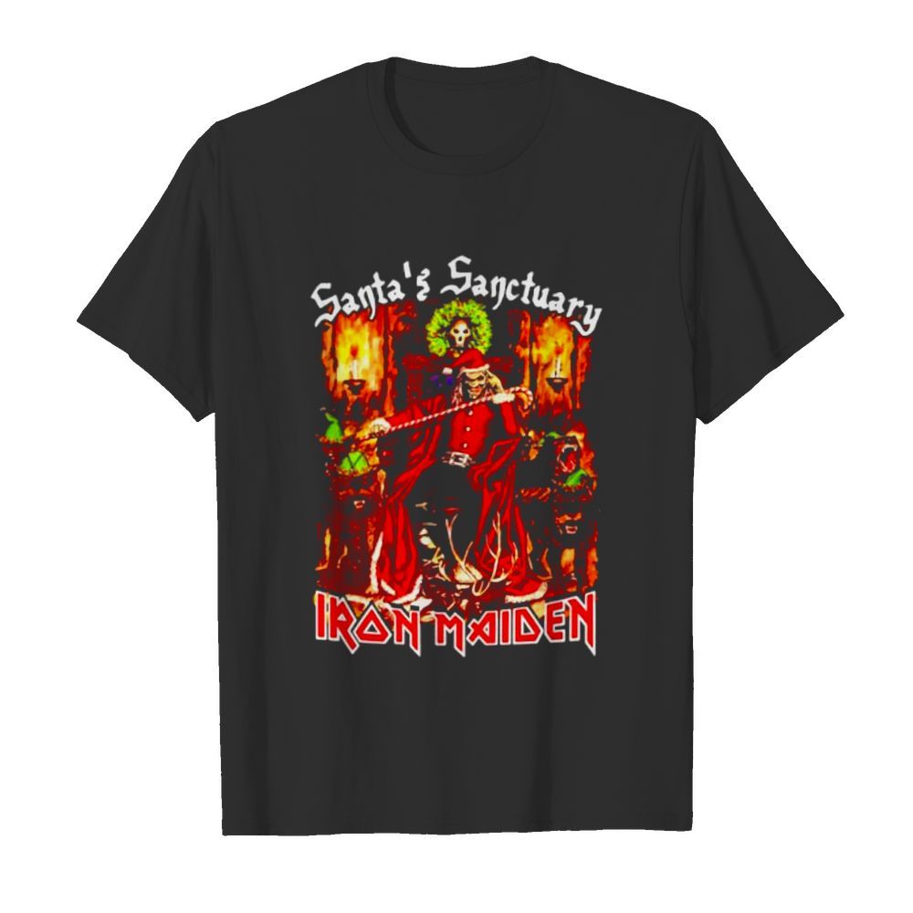 Santas Sanctuary Iron Maiden shirt