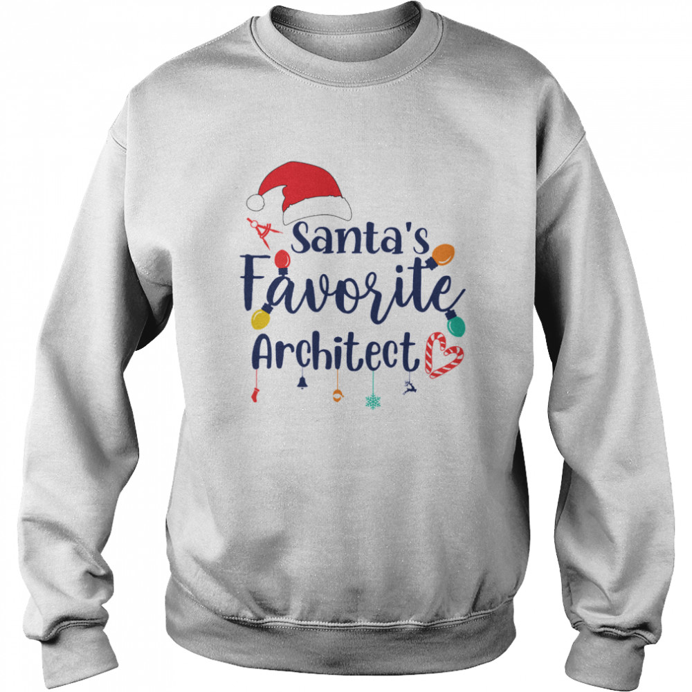 Santas favorite architect 2020  Unisex Sweatshirt