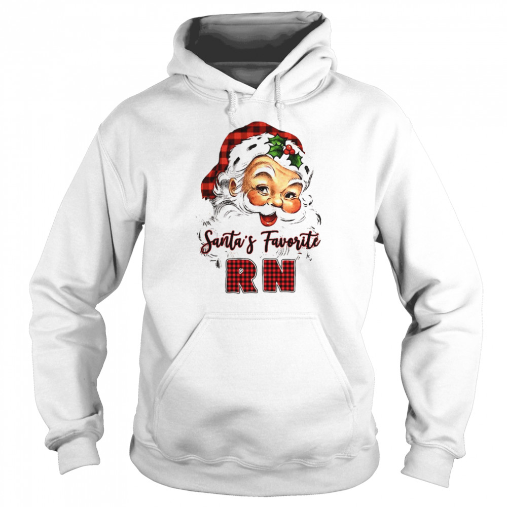 Santa’s Claus Favorite RN Christmas 2020  Unisex Hoodie