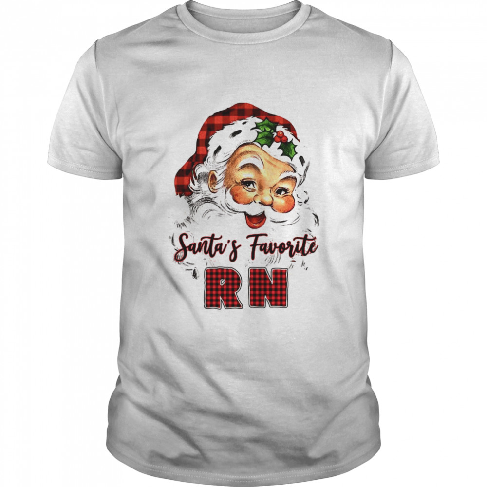 Santa’s Claus Favorite RN Christmas 2020  Classic Men's T-shirt