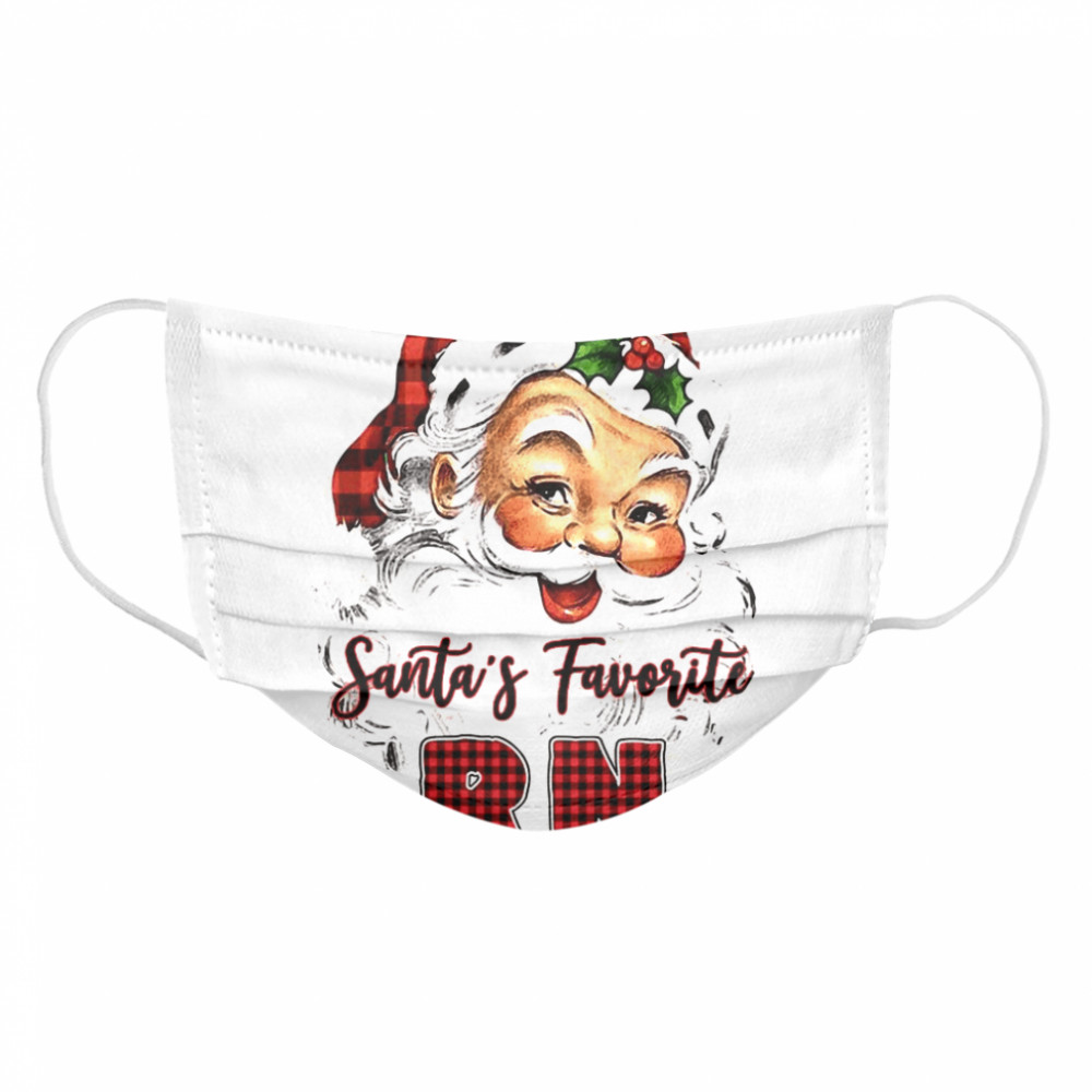 Santa’s Claus Favorite RN Christmas 2020  Cloth Face Mask