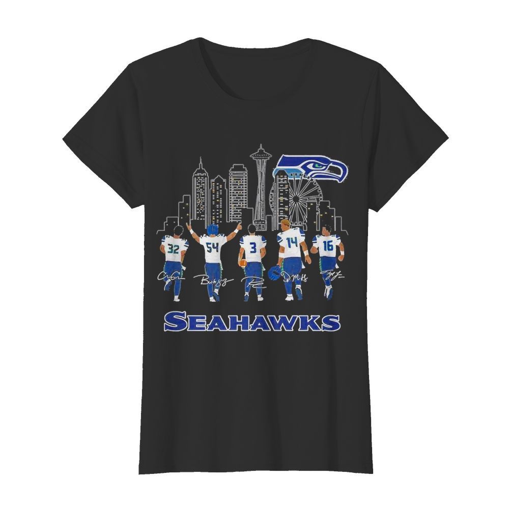 Seahawks signatures  Classic Women's T-shirt