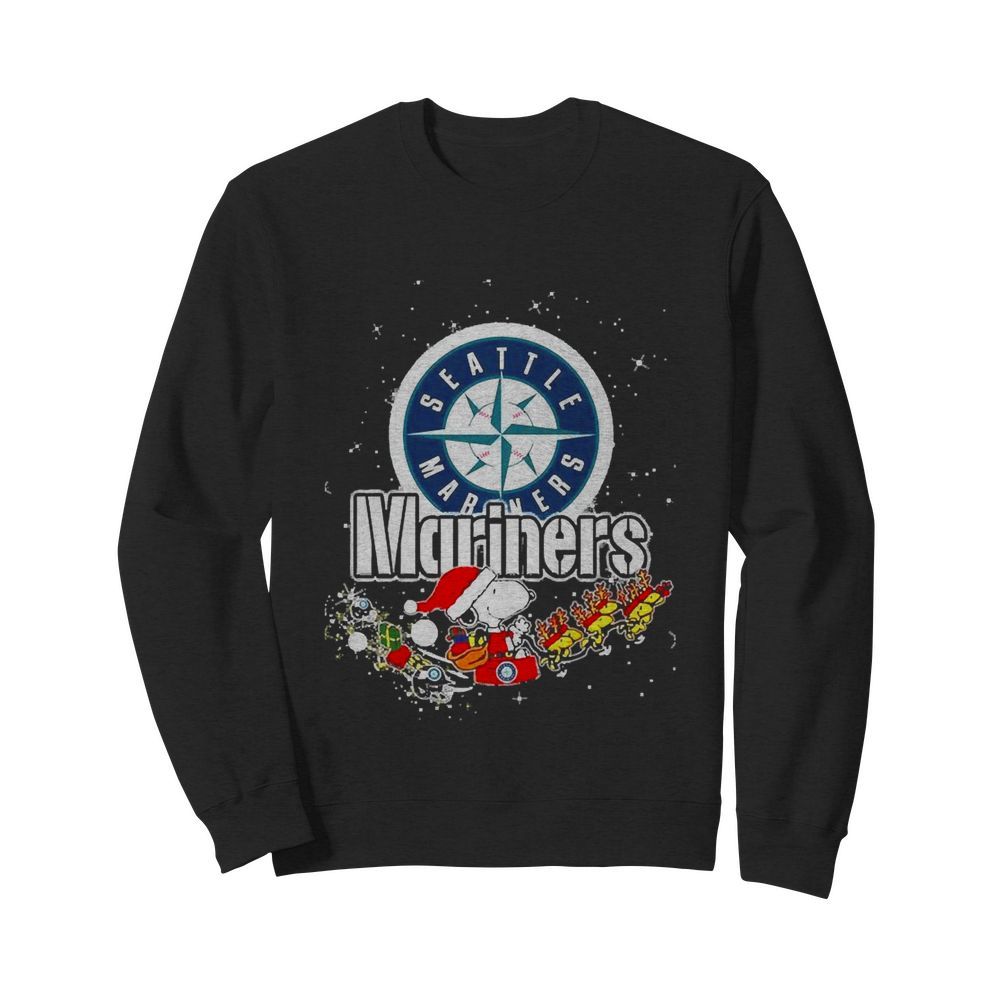 Seattle Mariners Snoopy Christmas  Unisex Sweatshirt