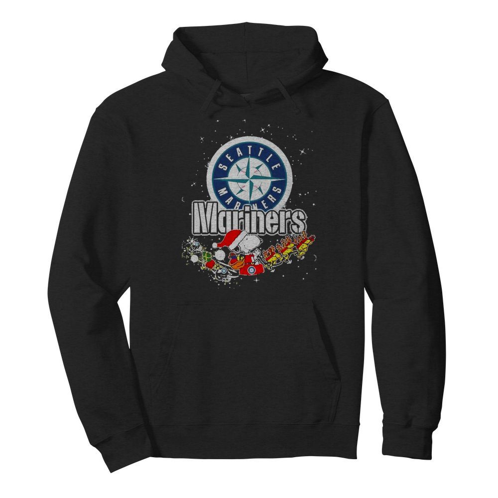 Seattle Mariners Snoopy Christmas  Unisex Hoodie