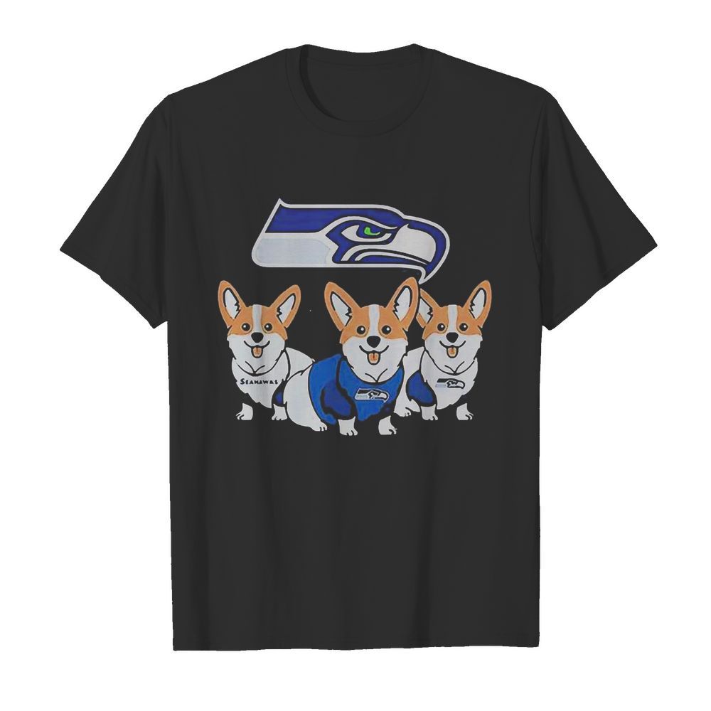 Seattle Seahawks Corgi shirt