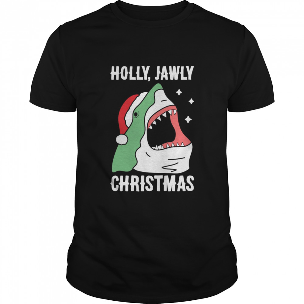 Shark Holly Jawly Christmas shirt