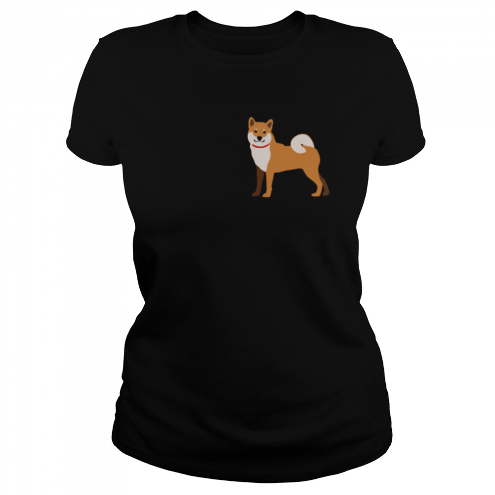 Shiba Inu Emoji Japanese Dog Shiba Inu Owner  Classic Women's T-shirt