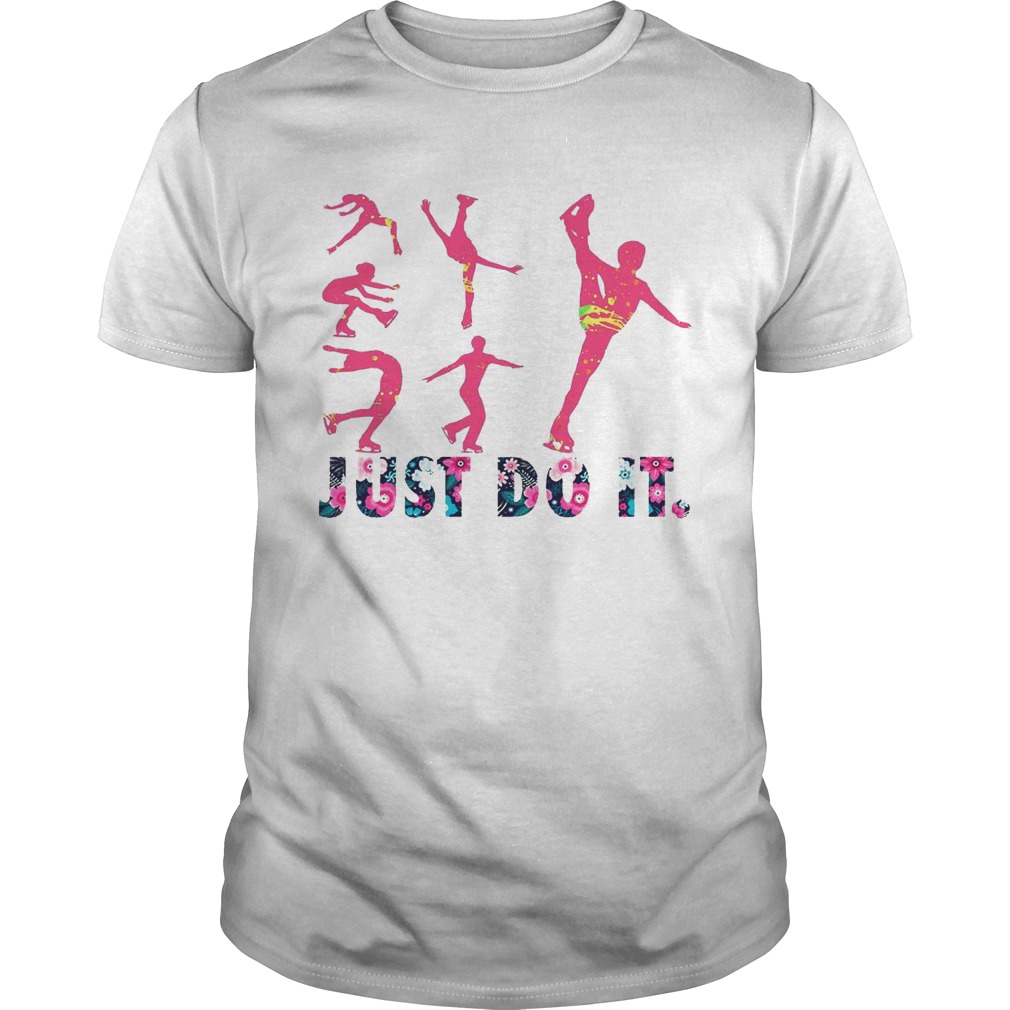 Skating Flowers Just Do It shirt