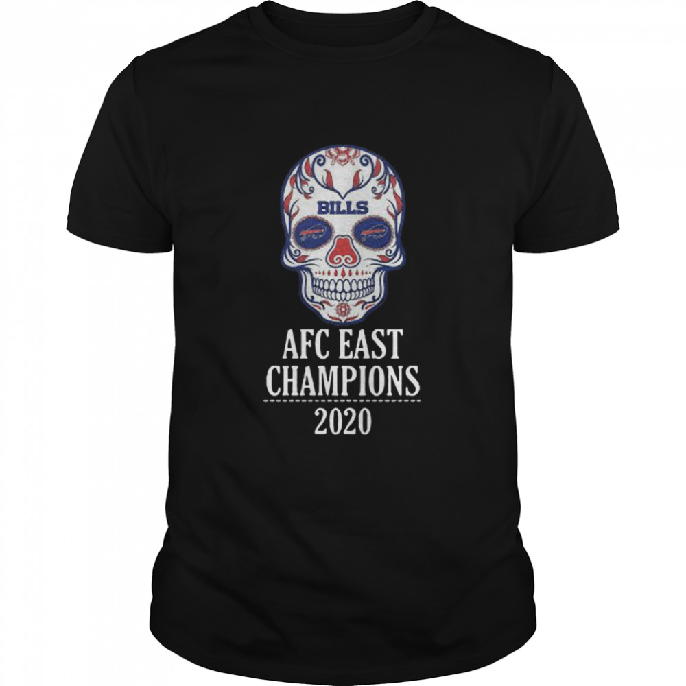 Skull Buffalo Bills Afc East Champions 2020 shirt