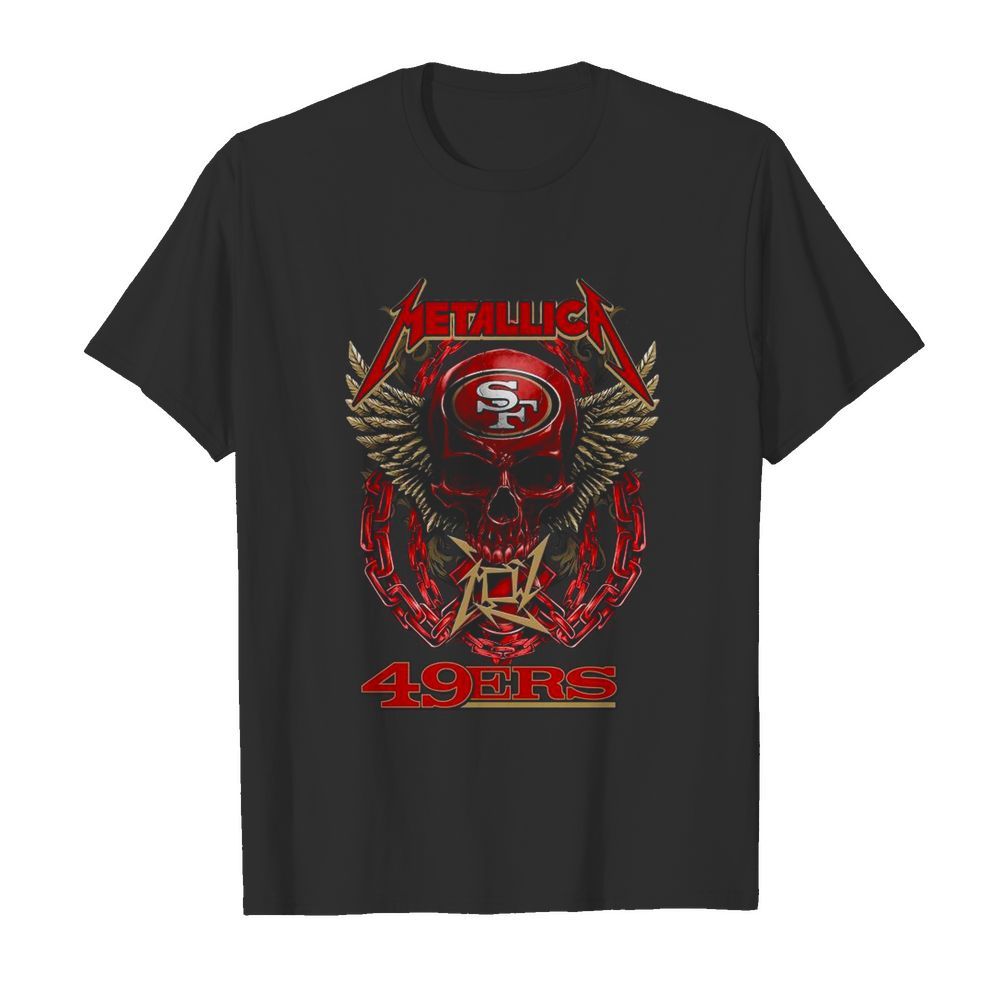 Skull Metallica San Francisco 49ers shirt