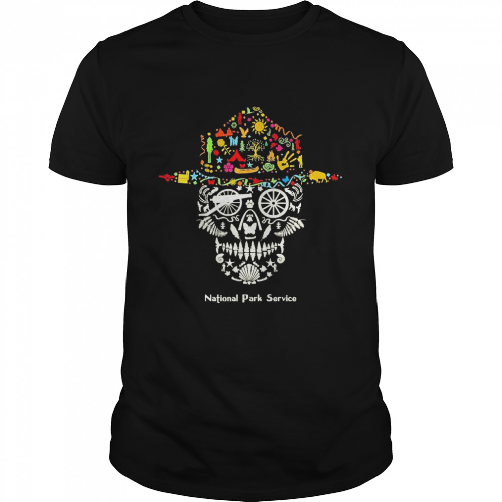 Skull national park service tshirt