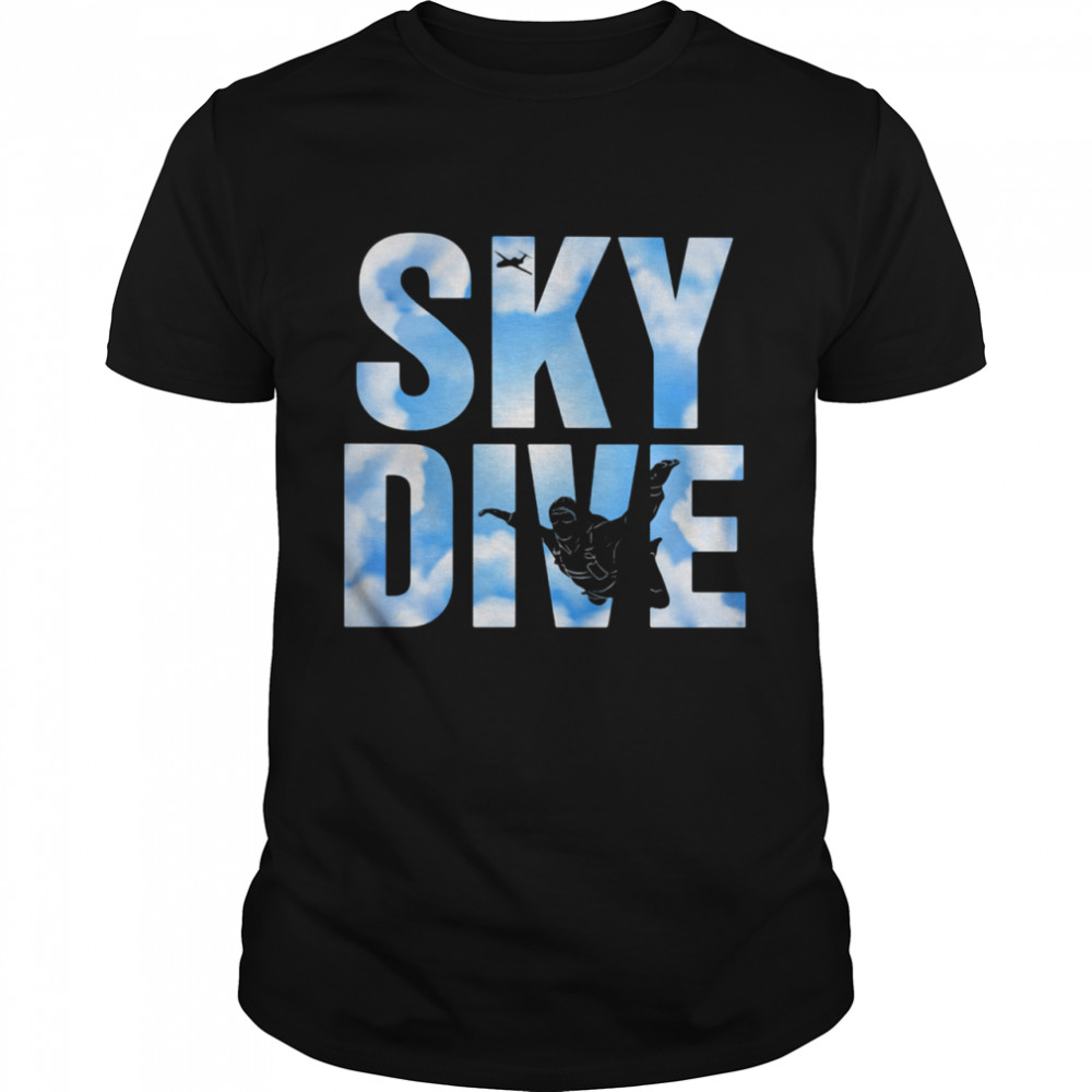 Sky Dive Skydivers  Classic Men's T-shirt