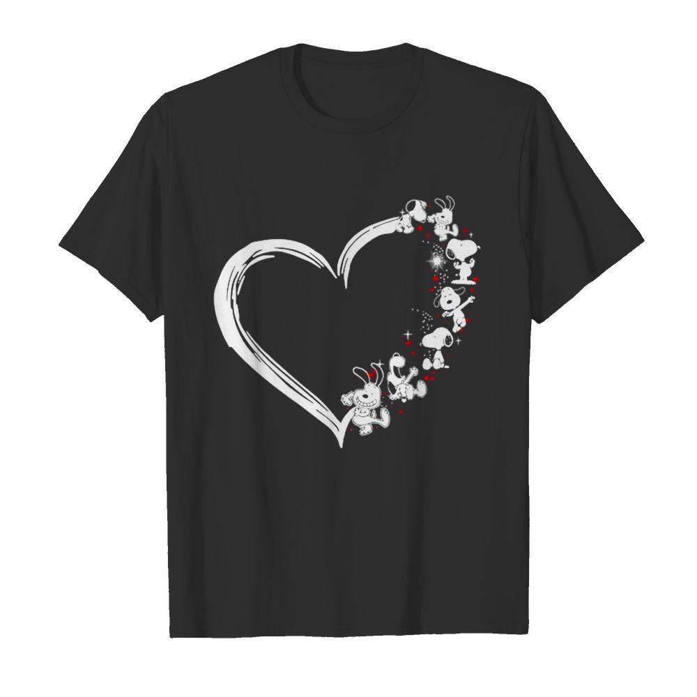 Snoopy Sparkle heart shirt