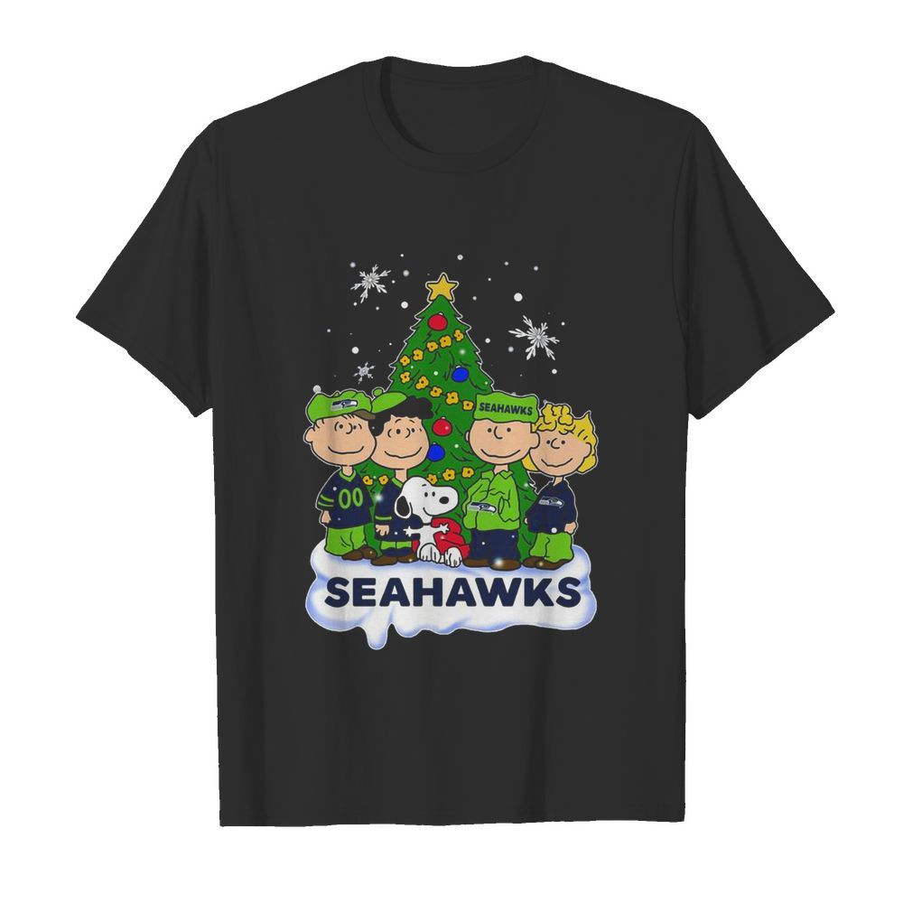 Snoopy The Peanuts Seattle Seahawks Christmas shirt