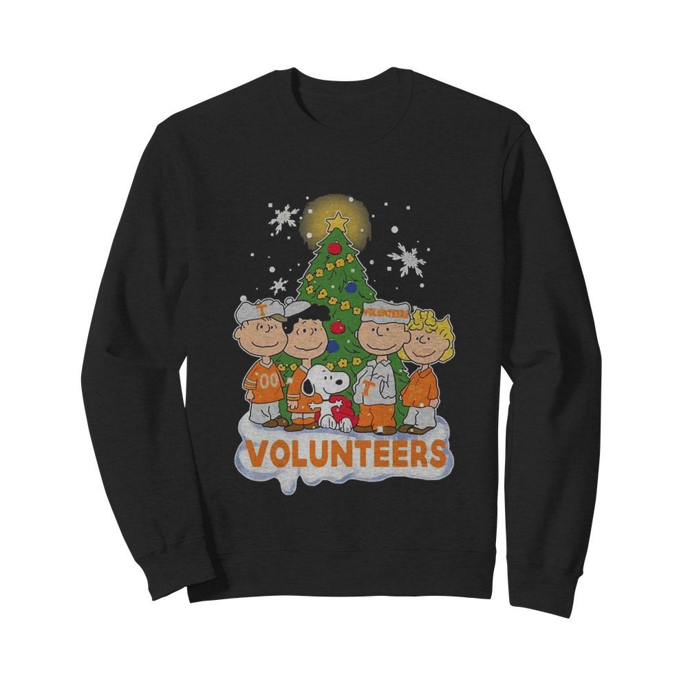 Snoopy The Peanuts Tennessee Volunteers Christmas  Unisex Sweatshirt