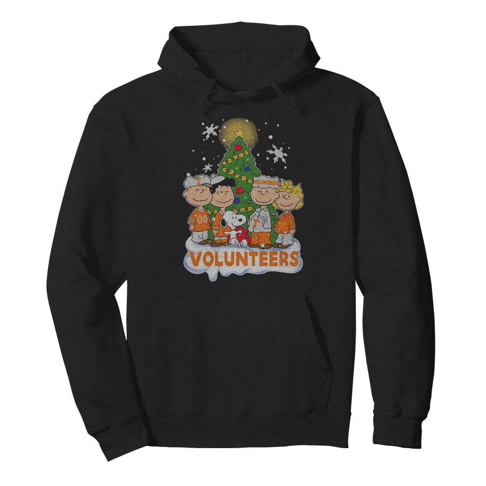 Snoopy The Peanuts Tennessee Volunteers Christmas  Unisex Hoodie