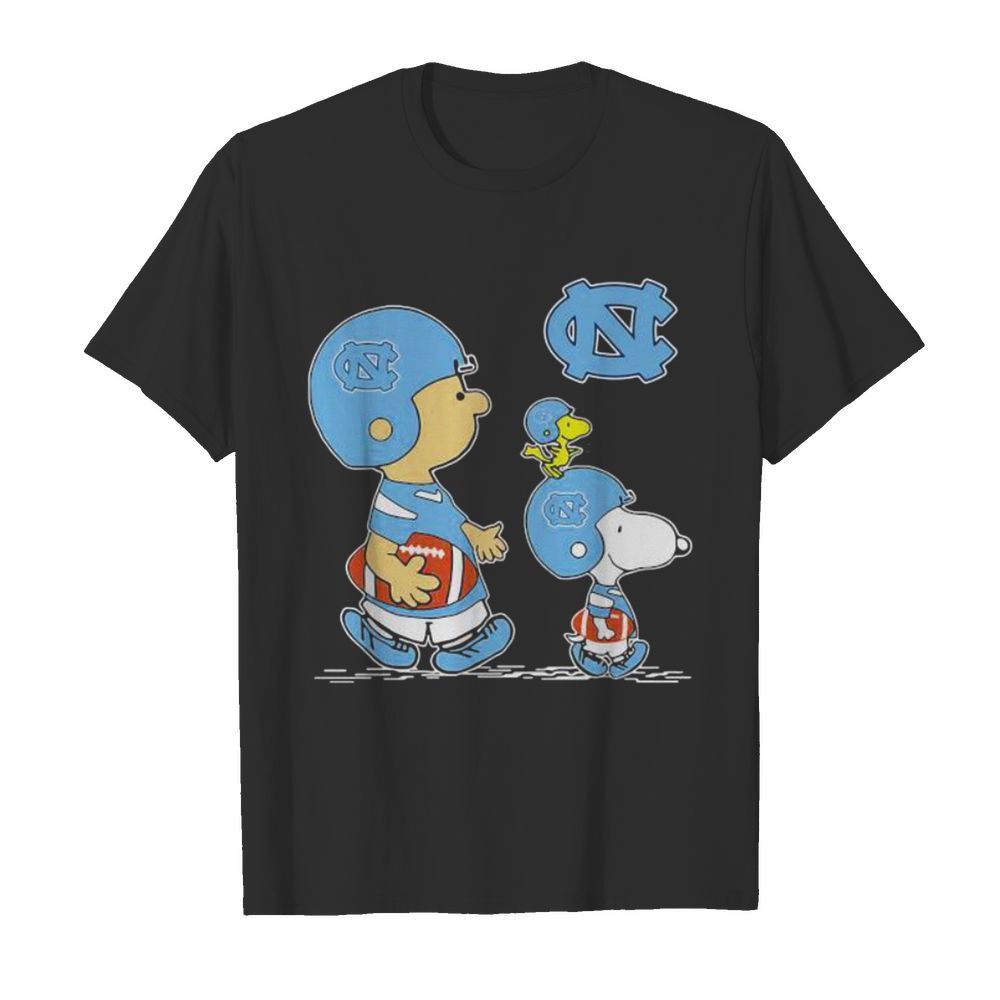 Snoopy Woodstock Wear Hat North Carolina Tar Heels Football shirt