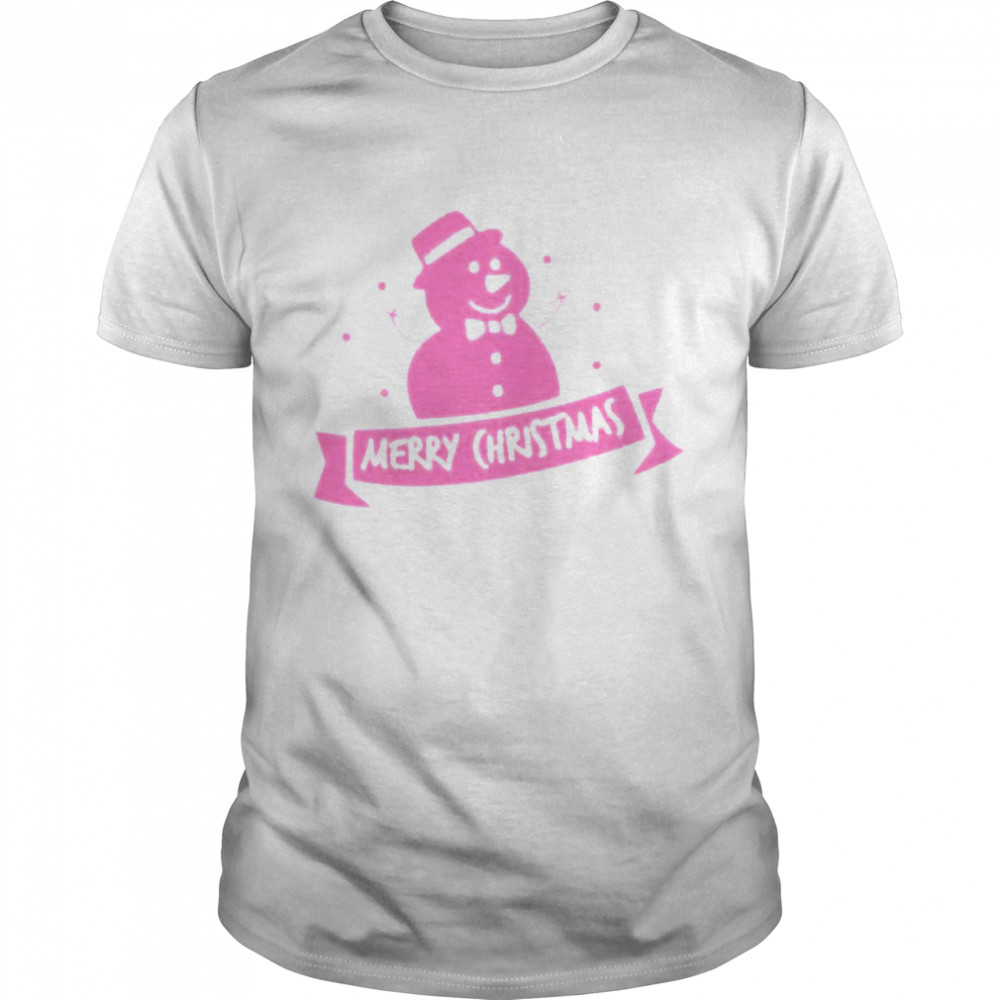 Snowman merry christmas shirt