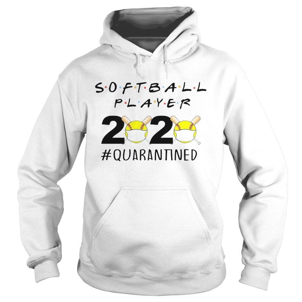 Softball Player 2020 quarantined  Hoodie