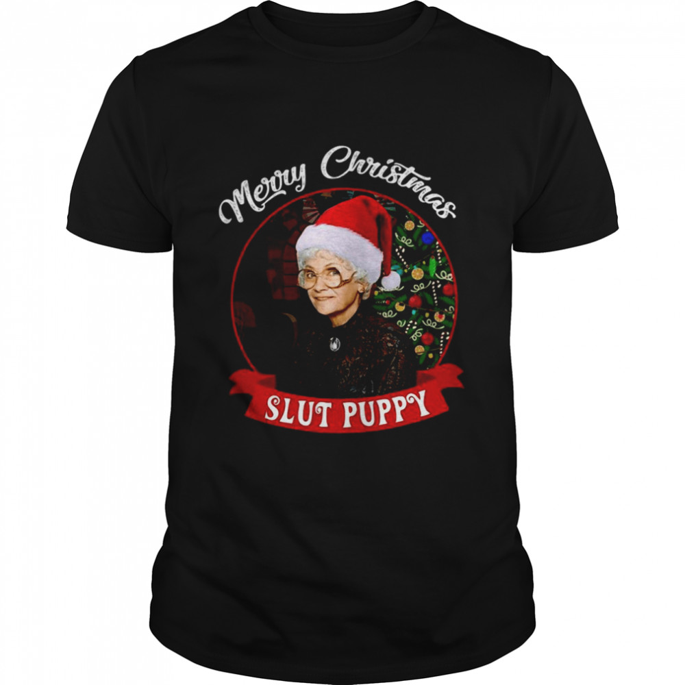 Sophia Merry Christmas slut puppy shirt