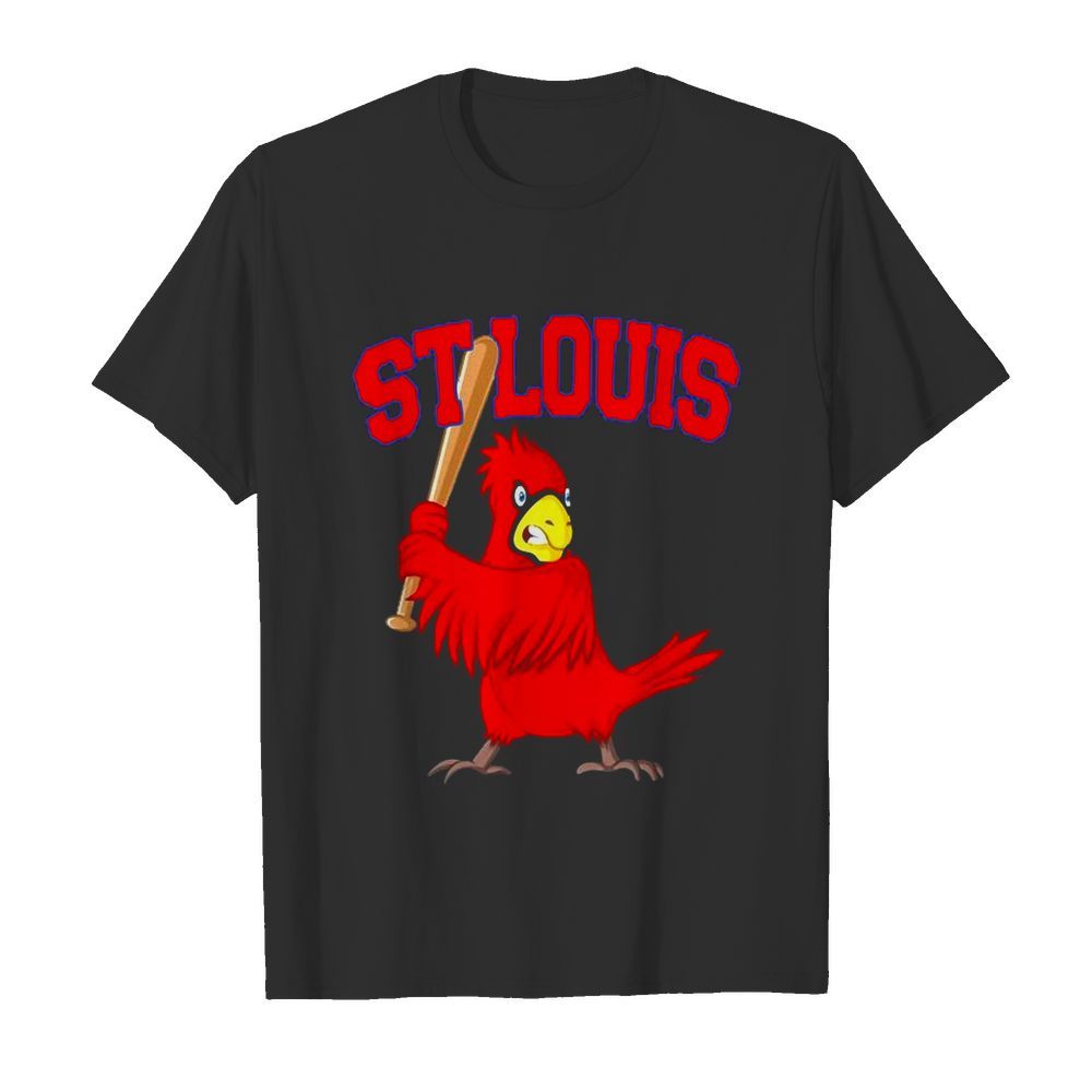 St. Louis Baseball Bat Design Cardinal Sports shirt