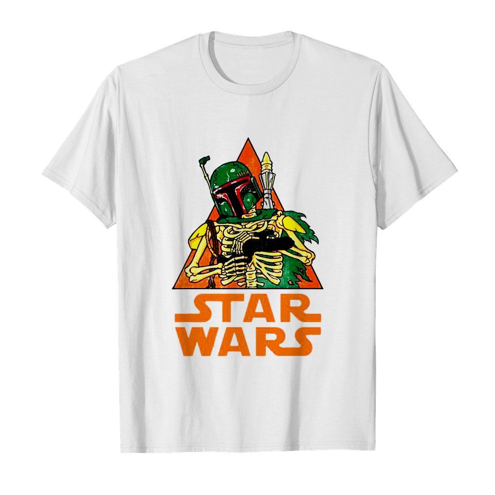 Star Wars Boba Fett Skeleton Halloween Costume shirt