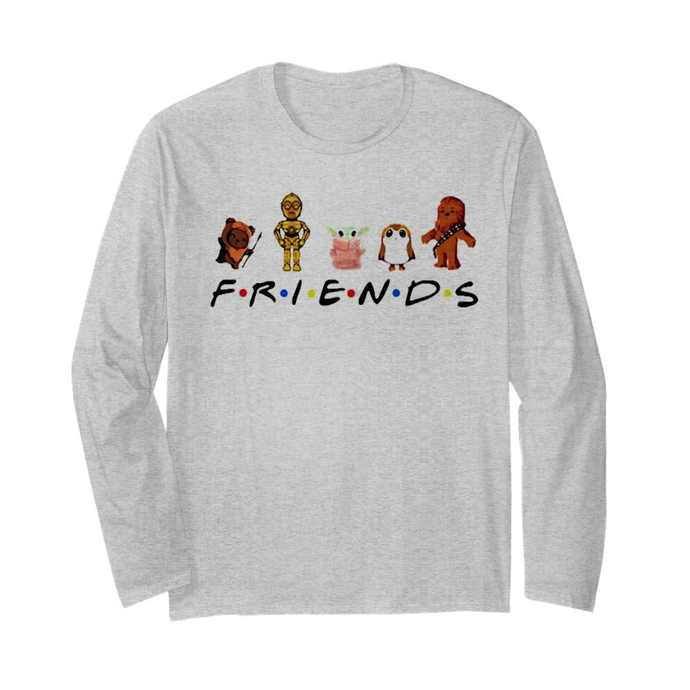 Star Wars characters Chibi Friends TV show  Long Sleeved T-shirt 