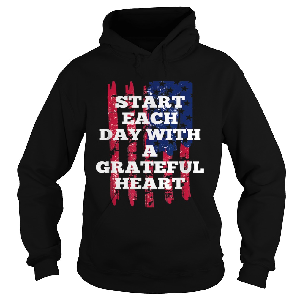 Start Each Day With A Grateful Heart Christmas  Hoodie