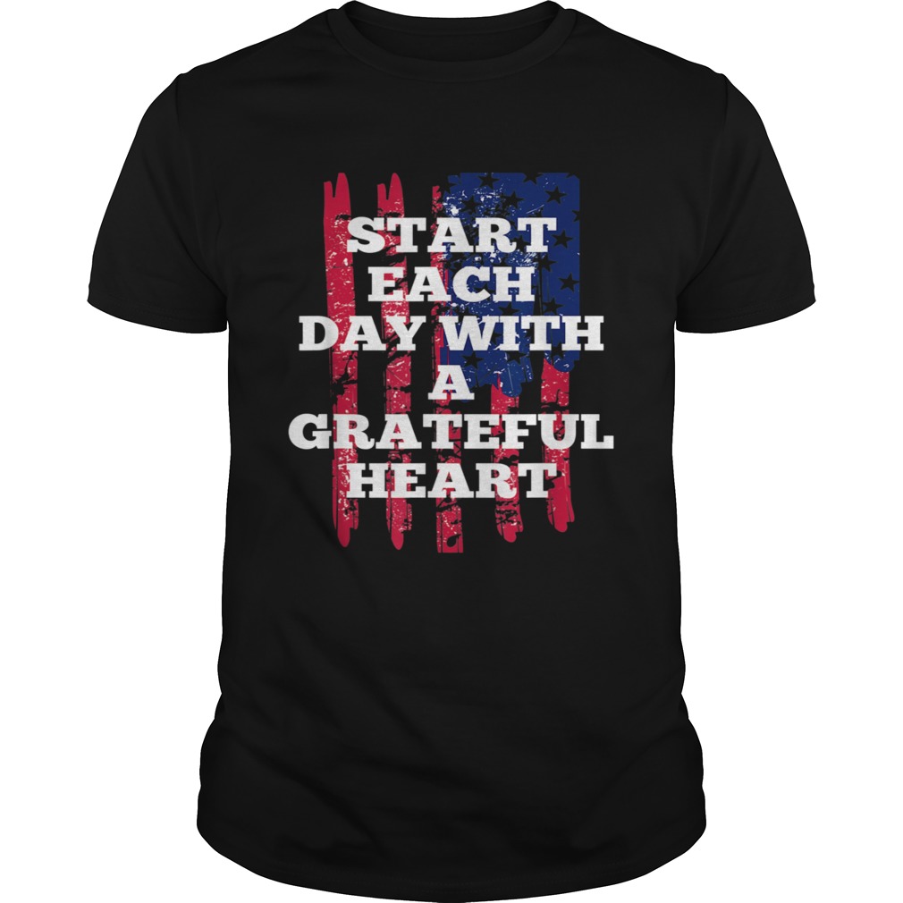 Start Each Day With A Grateful Heart Christmas  Unisex