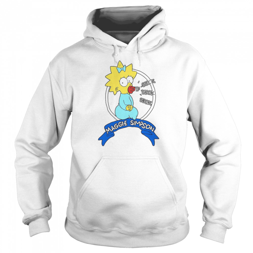 Suck Suck Suck Maggie Simpson  Unisex Hoodie