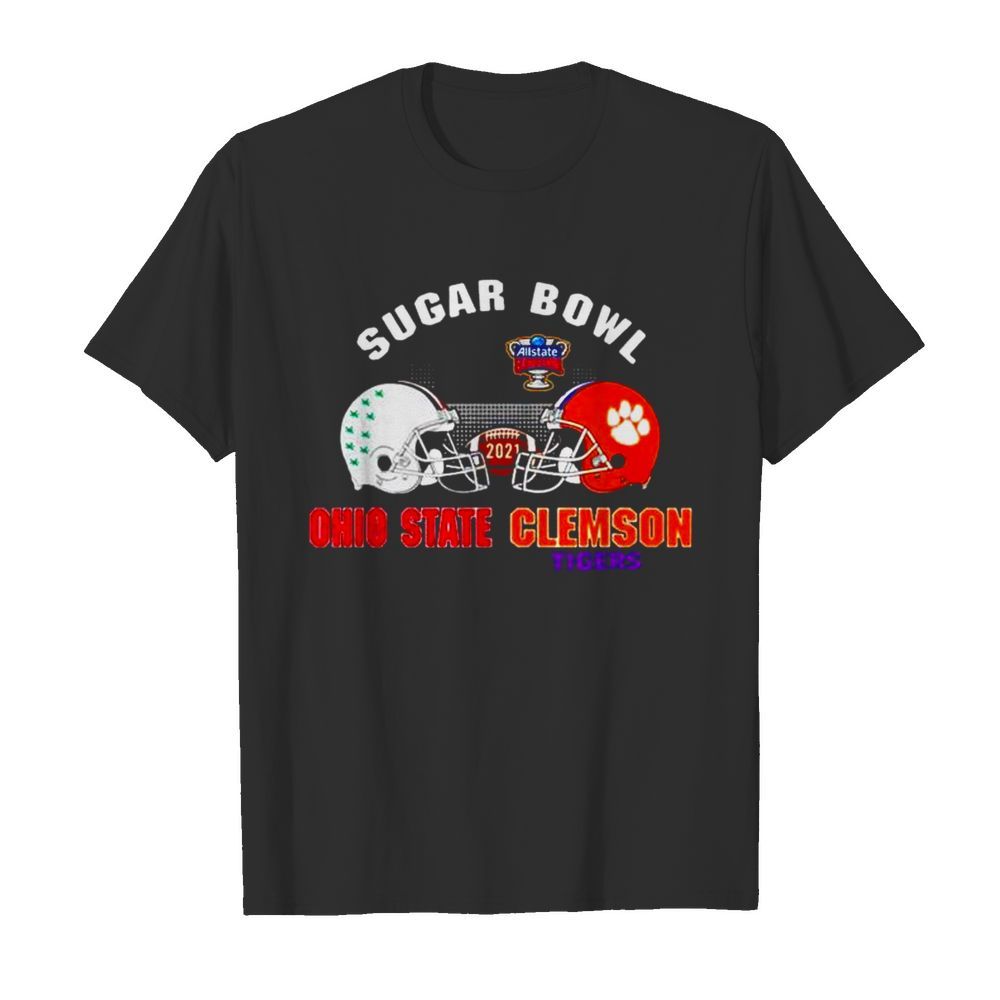 Sugar bowl 2021 Ohio State Buckeyes and Clemson Tiger shirt