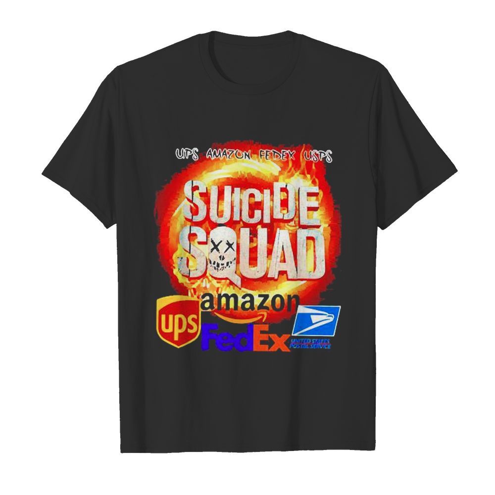 Suicide Squad Amazon Ups FedEx and United States Postal Servce shirt