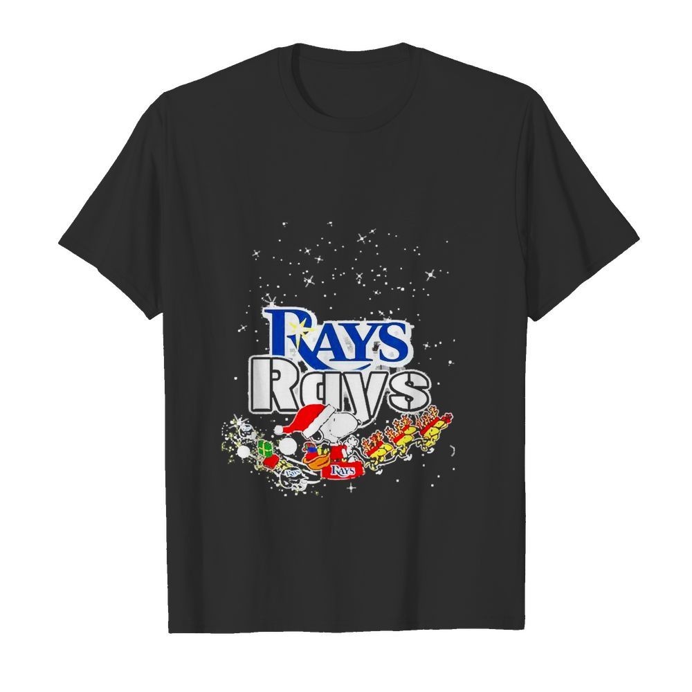 Tampa Bay Rays Snoopy Christmas shirt