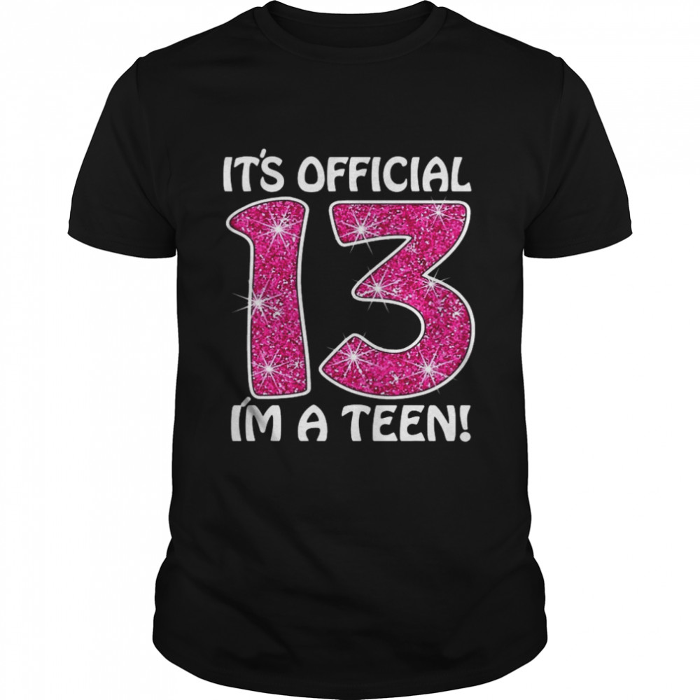 Teenager 13Th Birthday Gift 2007 13 Years Old Girls shirt