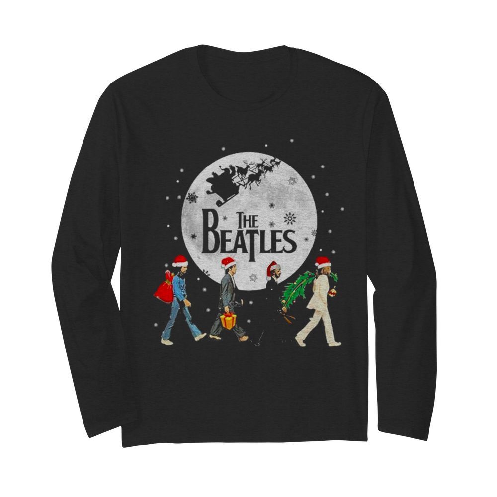 The Beatles Santa hat Christmas 2020  Long Sleeved T-shirt 